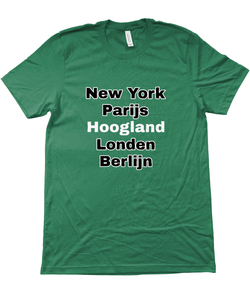 New York, Parijs, Hoogland, Londen, Berlijn - Tshirt